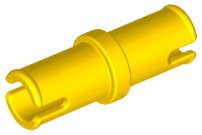 Lego (N) ~ Technic Pin without Friction Ridges ~ [Yellow]