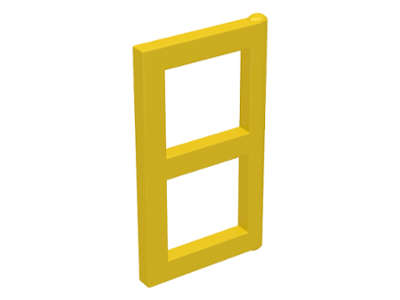Lego (U) ~ Pane for Window 1 x 2 x 3 ~ [Yellow]