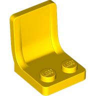 Lego (U) ~ Minifigure Utensil Seat / Chair 2 x 2 ~ [Yellow]