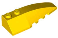 Lego (U) ~ Wedge 6 x 2 Right ~ [Yellow]