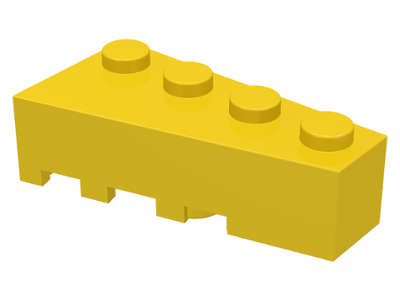 Lego (U) ~ Wedge 4 x 2 Right ~ [Yellow]