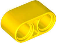 Lego (N) ~ Technic Liftarm Thick 1 x 2 ~ [Yellow]