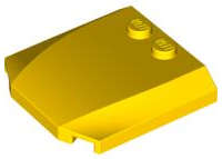 Lego (U) ~ Wedge 4 x 4 x 2/3 Triple Curved ~ [Yellow]