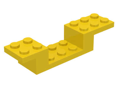 Lego (U) ~ Bracket 8 x 2 x 1 1/3 ~ [Yellow]