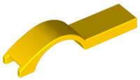 Lego (U) ~ Vehicle Mudguard 1 x 4 1/2 ~ [Yellow]