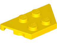 Lego (N) ~ Wedge Plate 2 x 4 ~ [Yellow]