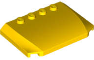 Lego (U) ~ Wedge 4 x 6 x 2/3 Triple Curved ~ [Yellow]