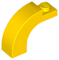Lego (N) ~ Arch 1 x 3 x 2 Curved Top ~ [Yellow]