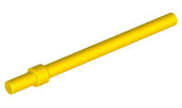 Lego (N) ~ Bar 6L with Stop Ring ~ [Yellow]