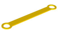 Lego (N) ~ Container Box Vidiyo Handle Strap - Rubber ~ [Yellow]