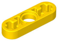 Lego (N) ~ Technic Liftarm Thin 1 x 3 - Axle Holes ~ [Yellow]