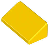 Lego (U) ~ Slope 30 1 x 2 x 2/3 ~ [Yellow]