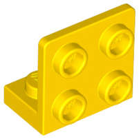 Lego (N) ~ Bracket 1 x 2 - 2 x 2 Inverted ~ [Yellow]