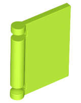 Lego (N) ~ Minifigure Utensil Book Cover ~ [Lime]