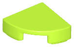 Lego (N) ~ Tile Round 1 x 1 Quarter ~ [Lime]