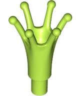 Lego (N) ~ Minifigure Crown with Bar ~ [Lime]