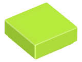 Lego (N) ~ Tile 1 x 1 ~ [Lime]