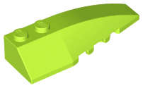 Lego (U) ~ Wedge 6 x 2 Right ~ [Lime]