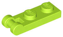 Lego (N) ~ Plate Modified 1 x 2 with Bar Handle on End ~ [Lime]