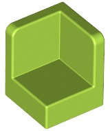 Lego (U) ~ Panel 1 x 1 x 1 Corner ~ [Lime]