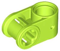 Lego (N) ~ Technic Axle and Pin Connector Perpendicular ~ [Lime]