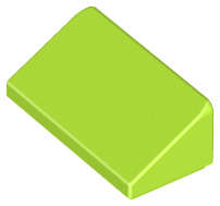 Lego (U) ~ Slope 30 1 x 2 x 2/3 ~ [Lime]