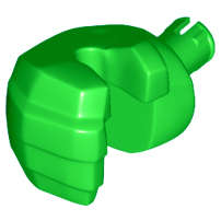 Lego (N) ~ Hand Giant Right ~ [Bright Green]