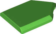 Lego (N) ~ Tile Modified 2 x 3 Pentagonal ~ [Bright Green]