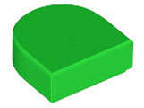 Lego (N) ~ Tile Round 1 x 1 Half Circle Extended ~ [Bright Green]