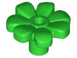 Lego (N) ~ Plant Flower with Bar and Small Pin Hole ~ [Bright Green]