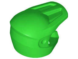 Lego (N) ~ Minifigure Headgear Helmet Dirt Bike ~ [Bright Green]