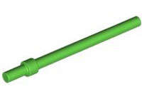 Lego (N) ~ Bar 6L with Stop Ring ~ [Bright Green]
