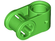 Lego (N) ~ Technic Axle and Pin Connector Perpendicular ~ [Bright Green]