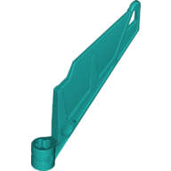 Lego (N) ~ Bionicle Wing Small / Tail with Axle Hole ~ [Dark Turquoise]