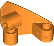 Lego (N) ~ Technic Panel Curved # 9 3 x 3 Tapered Left ~ [Orange]