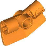 Lego (N) ~ Technic Panel Curved # 3 2 x 3 x 1 Angled ~ [Orange]