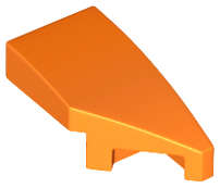 Lego (N) ~ Wedge 2 x 1 x 2/3 Right ~ [Orange]
