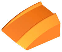Lego (U) ~ Slope Curved 2 x 2 Lip ~ [Orange]
