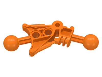 Lego (U) ~ Bionicle Toa Leg ~ [Orange]