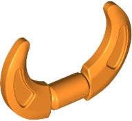 Lego (N) ~ Minifigure Weapon Crescent Blade ~ [Orange]