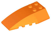 Lego (N) ~ Wedge 6 x 4 Triple Curved ~ [Orange]