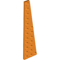 Lego (N) ~ Wedge Plate 12 x 3 Right ~ [Orange]