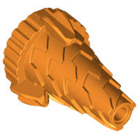 Lego (U) ~ Cone Spiral Jagged - Step Drill ~ [Orange]