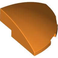 Lego (N) ~ Slope Curved 3 x 3 Corner Round ~ [Orange]