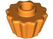 Lego (N) ~ Minifigure Utensil Cupcake Liner - Flat Top ~ [Orange]