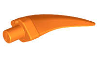 Lego (N) ~ Barb / Claw / Horn / Tooth - Medium ~ [Orange]