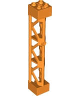 Lego NEW - Support 2 x 2 x 10 Girder Triangular Vertical - Type 4 - 3 Posts 3 Sections~ [Orange]