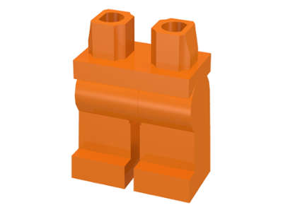 Lego (N) ~ Hips and Legs Plain ~ [Orange]