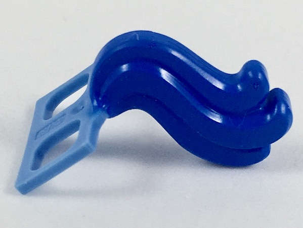 Lego (N) ~ Minifigure Costume Tail Horse with Blue Ends Pattern ~ [Medium Blue]
