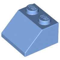 Lego (U) ~ Slope 45 2 x 2 ~ [Medium Blue]